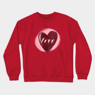 Heart Love design Crewneck Sweatshirt